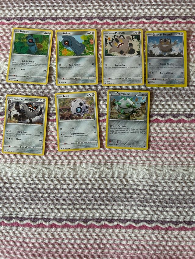 Lote 123 cartas de pokémon