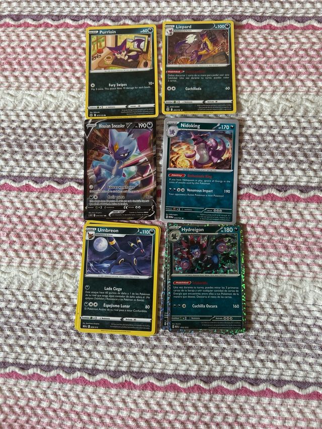 Lote 123 cartas de pokémon