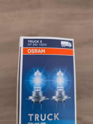 Bombillas Osram H7 Truck 24V 100W