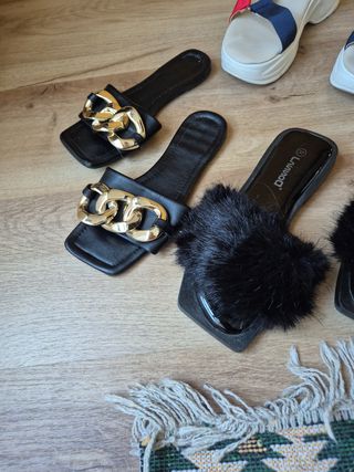 Sandalias planas mujer - varios colores