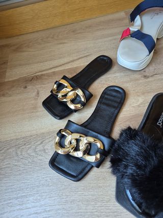 Sandalias planas mujer - varios colores