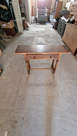 Tavolo consolle in legno - ingresso