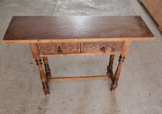 Tavolo consolle in legno - ingresso