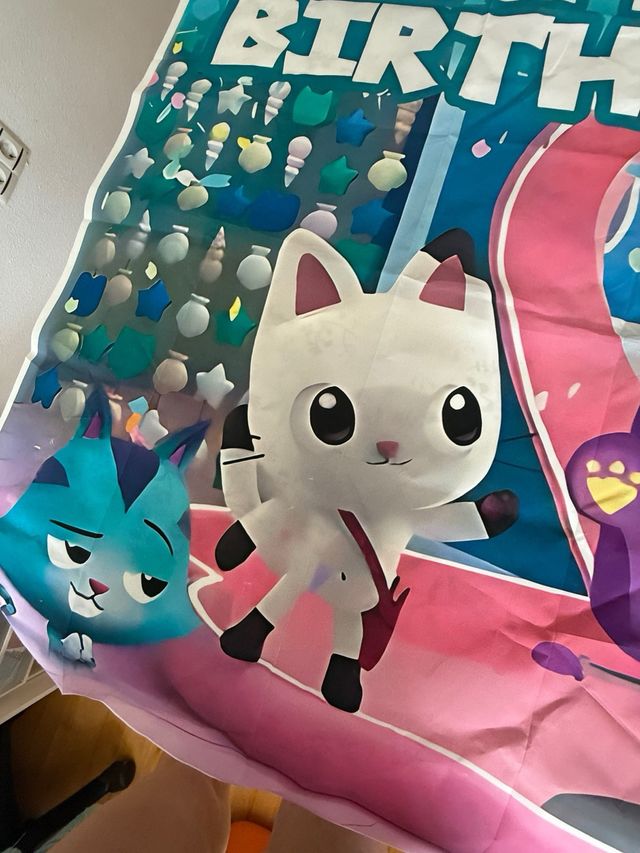 Lona Cumpleaños Gabby's Dollhouse