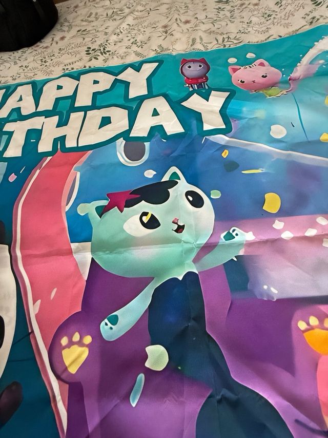 Lona Cumpleaños Gabby's Dollhouse