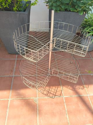 Estantería giratoria 3 niveles