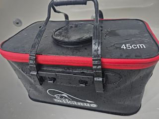 Bolsa vivero pesca con bomba de agua