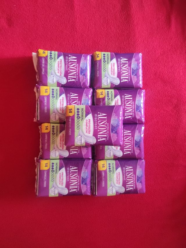 LOTE 9 PACK Ausonia Discreet Normal 14uds