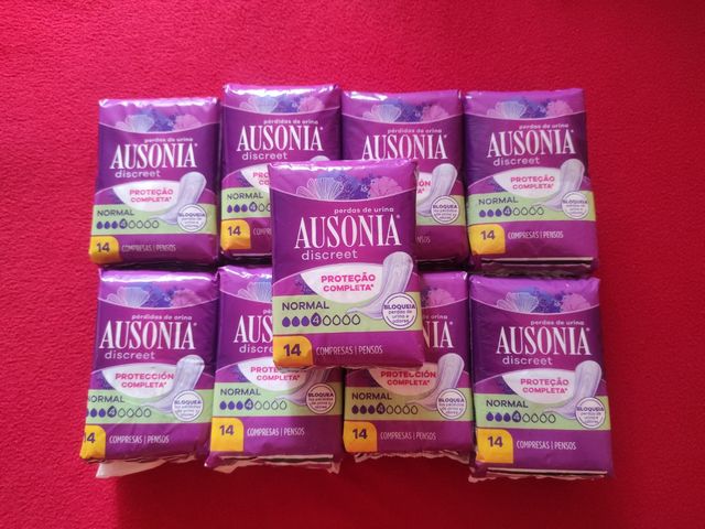 LOTE 9 PACK Ausonia Discreet Normal 14uds