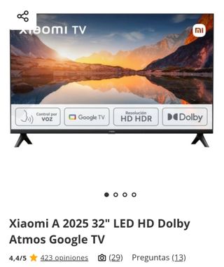 Xiaomi A 2025 32" LED Google TV