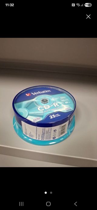 25 CDs Verbatim CD-R 700MB