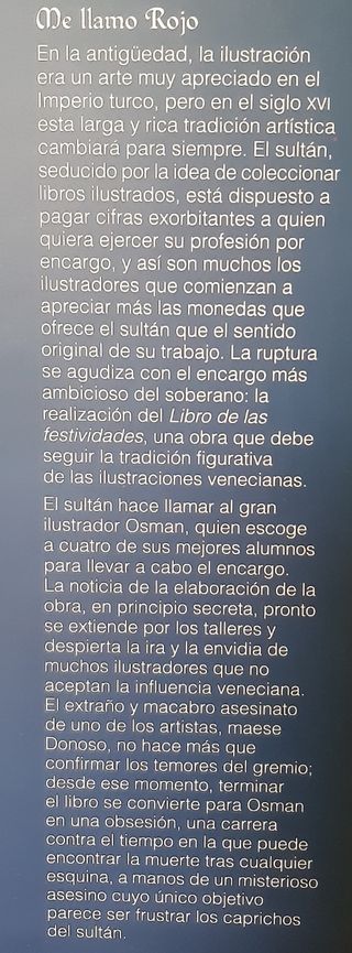 Novela negra Me llamo Rojo-Orhan Pamuk