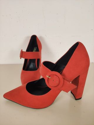 Décolleté rosse tacco 10 cm