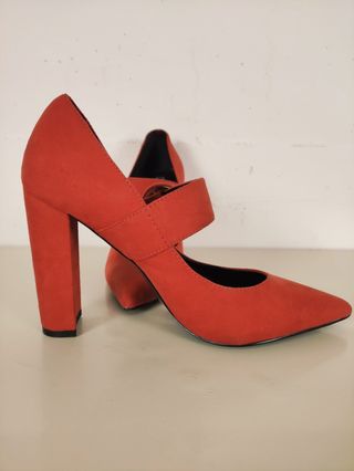 Décolleté rosse tacco 10 cm