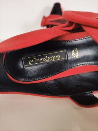 Décolleté rosse tacco 10 cm