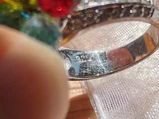 Anillo Plata Multicolor