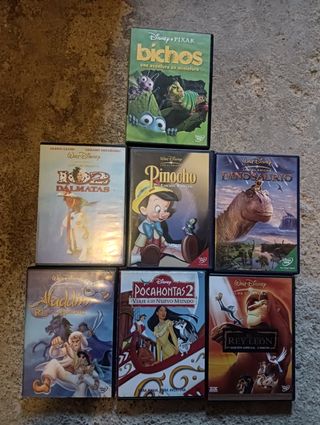 DVDs Disney - 7 Películas