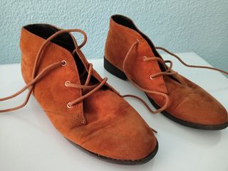 Botines marrones mujer