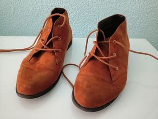 Botines marrones mujer