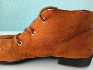 Botines marrones mujer