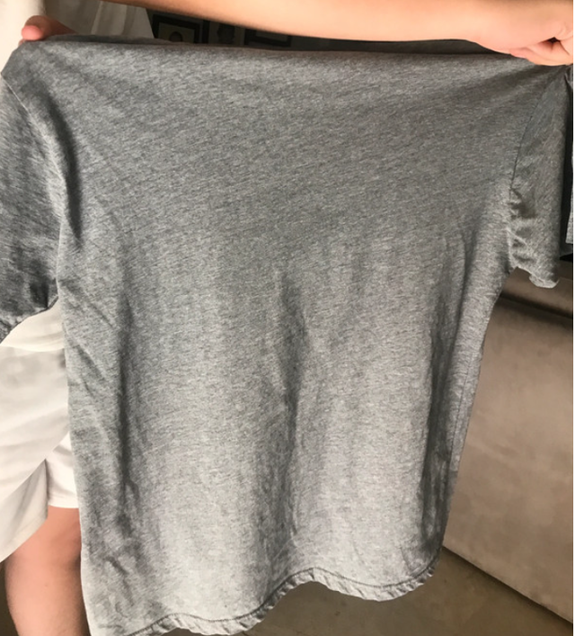 Camiseta gris - Hombre