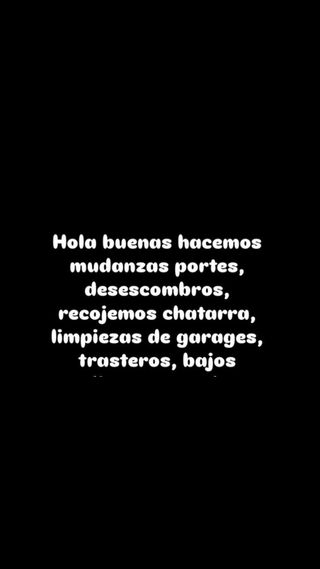 Mudanzas y portes