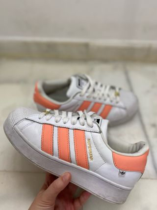 Adidas Superstar Rosa - Piel