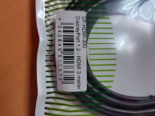 Cable DisplayPort-HDMI 3m