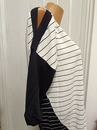 Maglia Cecilia Benetti a righe bn
