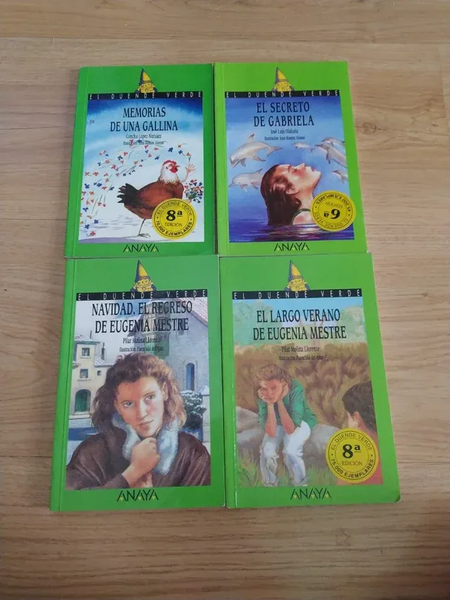 4 Libros El Duende Verde - Anaya