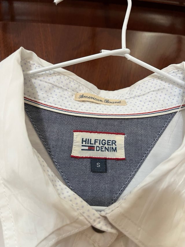 Camisa Tommy Hilfiger blanca talla S