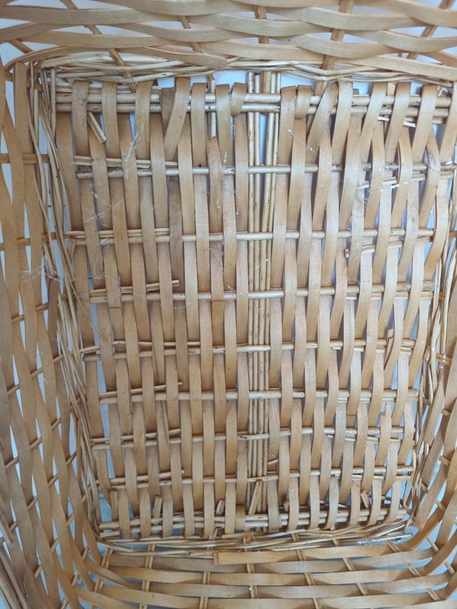Cesto vimini rettangolare grande