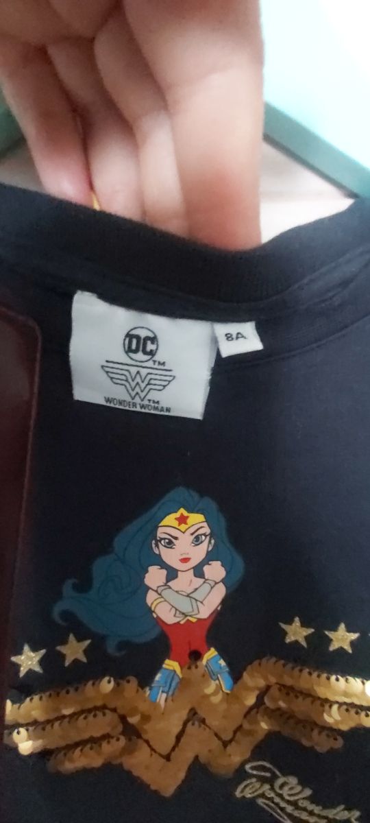 Vestido niña Wonder Woman T8- otoño