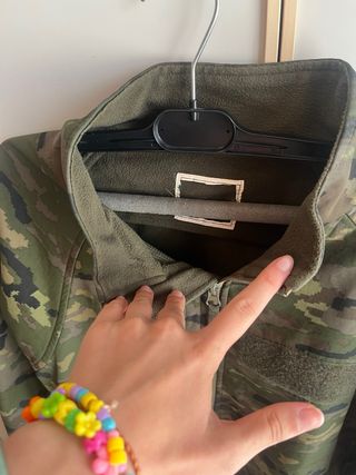 Chaqueta militar camuflaje