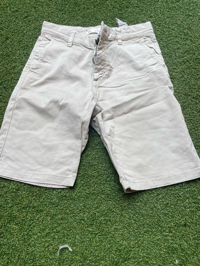 Bermuda Zara niño beige -talla 9