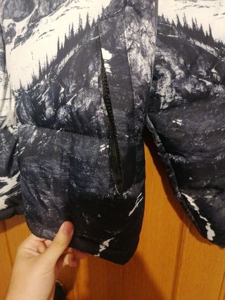Chaqueta North Face 700 - Blanco y Negro