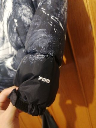 Chaqueta North Face 700 - Blanco y Negro