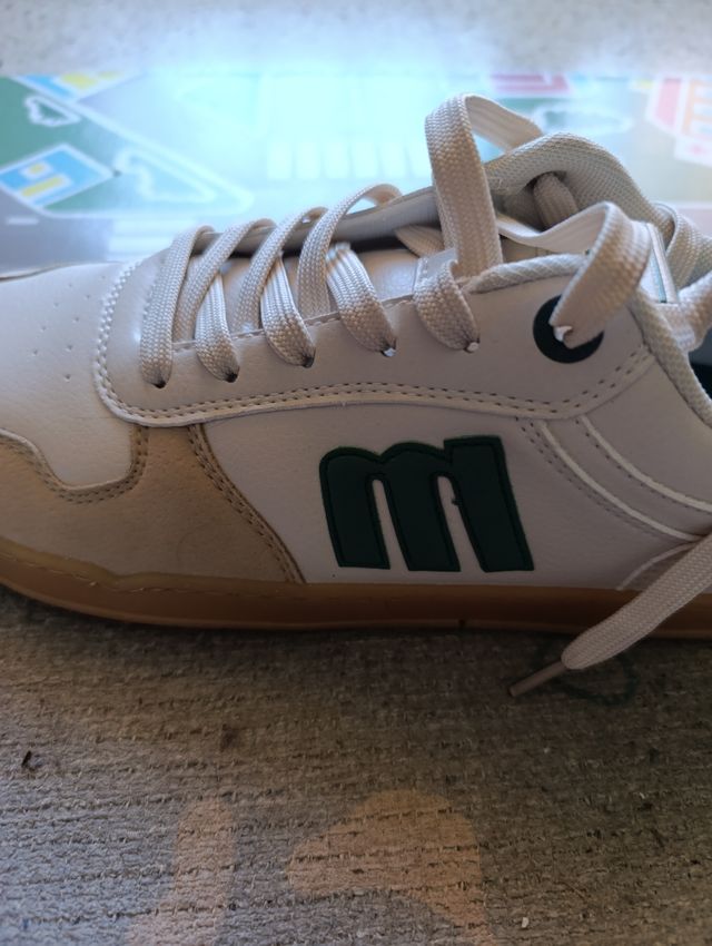 Zapatillas mtng. blancas hombre 42