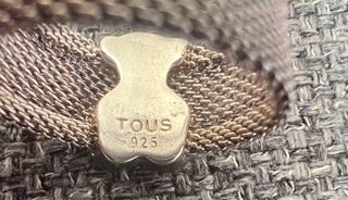 Anillo Tous plata - malla
talla 14