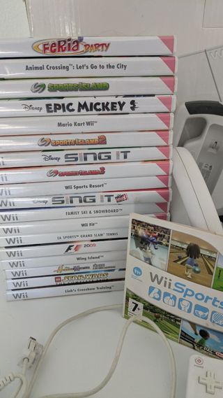Wii completa blanca - juegos incluidos