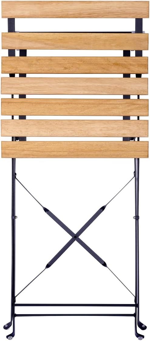 Mesa y 2 sillas plegables metal