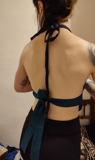 Top halter sin espalda