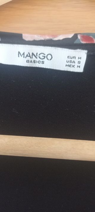 Blusa Mango Basics estampada M