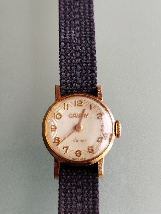 Reloj vintage Cauny años 50