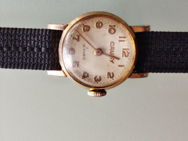 Reloj vintage Cauny años 50