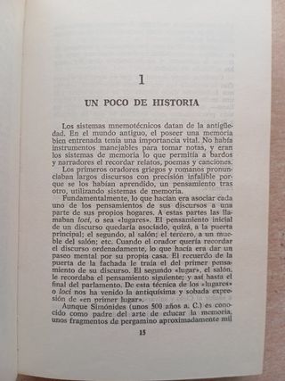 El libro de la memoria. Lorayne y Lucas.