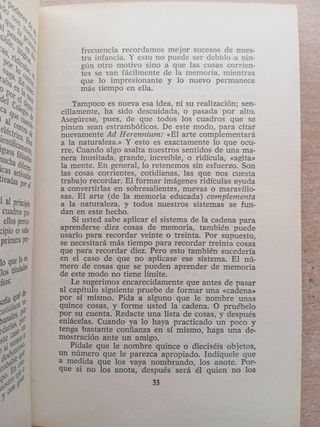 El libro de la memoria. Lorayne y Lucas.