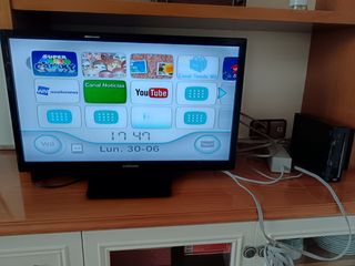 Wii negra + 13 juegos + accesorios