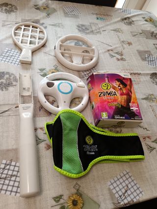 Wii negra + 13 juegos + accesorios