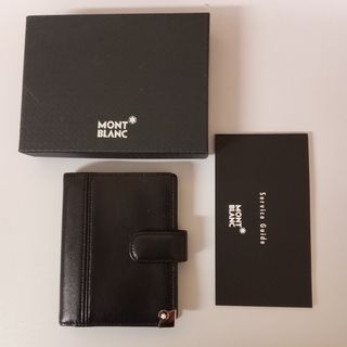 OFERTA !!!Tarjetero Montblanc Piel Negra 